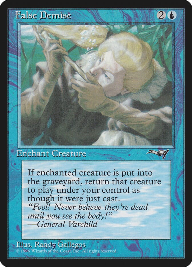 False Demise (Underwater) [Alliances] MTG Single Magic: The Gathering  | Multizone: Comics And Games