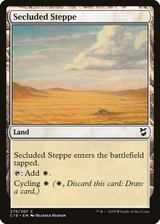 Secluded Steppe [Commander 2018] MTG Single Magic: The Gathering  | Multizone: Comics And Games