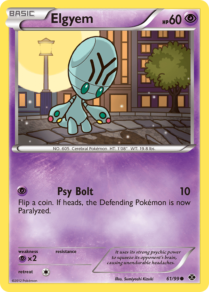 Elgyem (61/99) [Black & White: Next Destinies] Pokemon Single Pokémon  | Multizone: Comics And Games