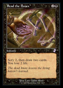 Read the Bones (Timeshifted) [Time Spiral Remastered] MTG Single Magic: The Gathering  | Multizone: Comics And Games