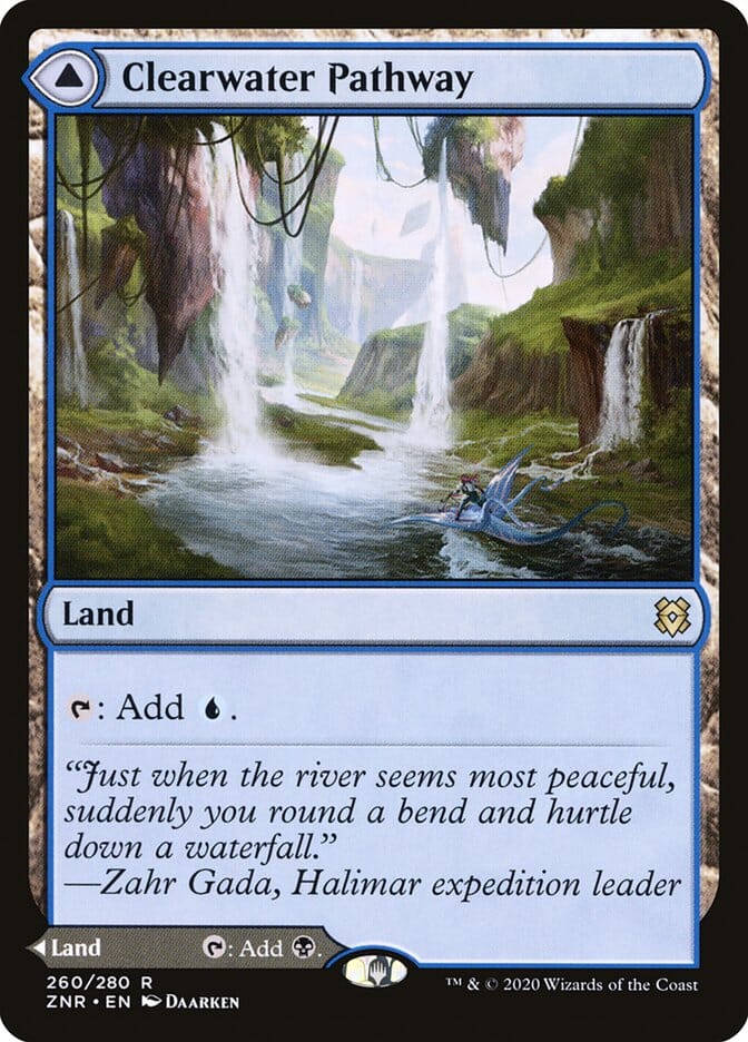 Clearwater Pathway // Murkwater Pathway [Zendikar Rising] MTG Single Magic: The Gathering  | Multizone: Comics And Games