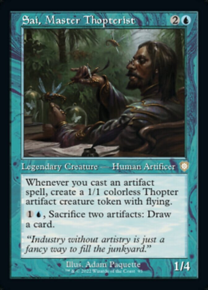 Sai, Master Thopterist (Retro) [The Brothers' War Commander] MTG Single Magic: The Gathering  | Multizone: Comics And Games