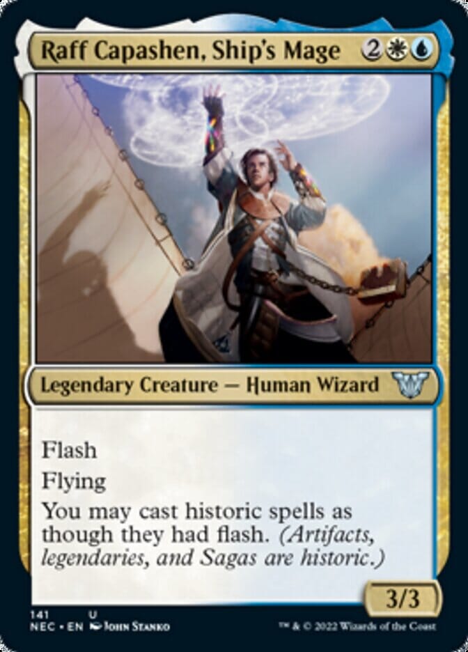 Raff Capashen, Ship's Mage [Kamigawa: Neon Dynasty Commander] MTG Single Magic: The Gathering  | Multizone: Comics And Games