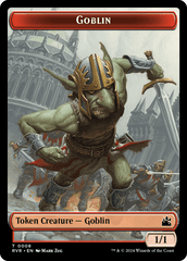 Goblin (0008) // Voja Double-Sided Token [Ravnica Remastered Tokens] MTG Single Magic: The Gathering  | Multizone: Comics And Games