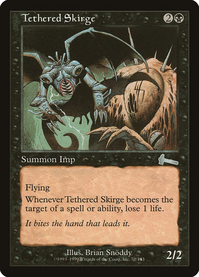 Tethered Skirge [Urza's Legacy] MTG Single Magic: The Gathering  | Multizone: Comics And Games