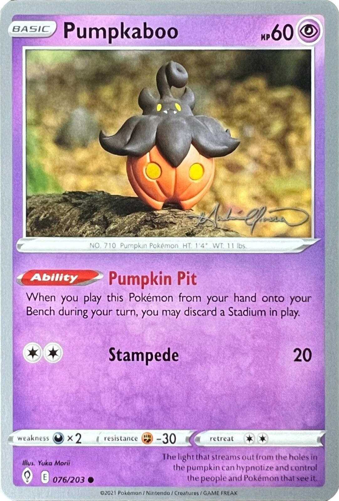 Pumpkaboo (076/203) (The Shape of Mew - Andre Chiasson) [World Championships 2022] Pokemon Single Pokémon  | Multizone: Comics And Games