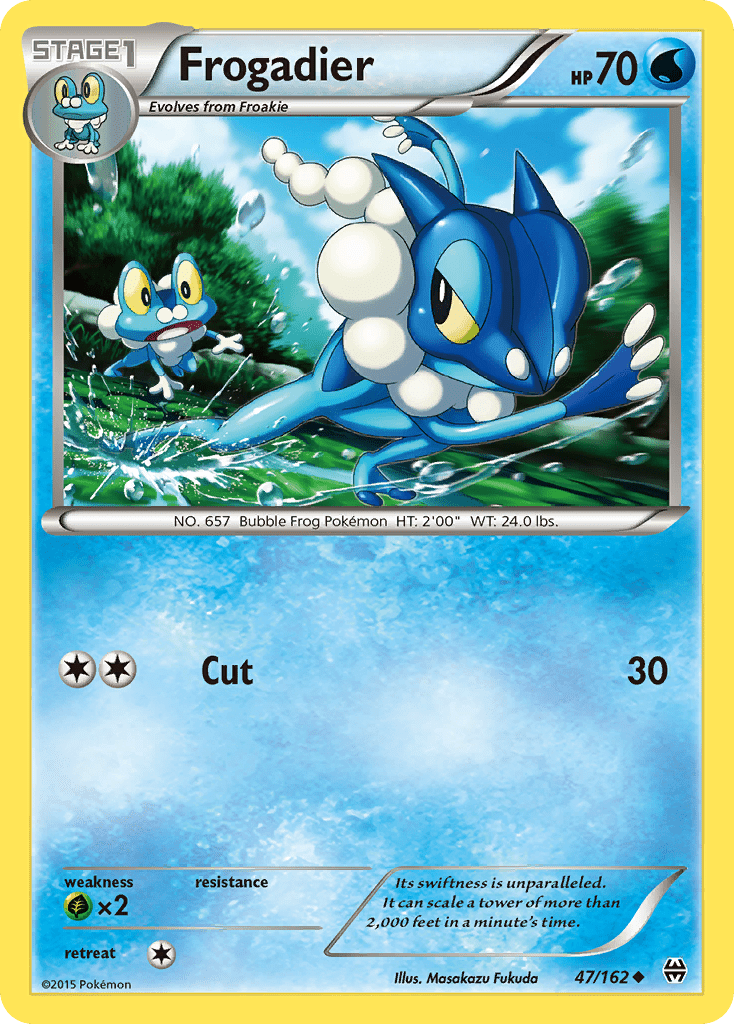 Frogadier (47/162) [XY: BREAKthrough] Pokemon Single Pokémon  | Multizone: Comics And Games