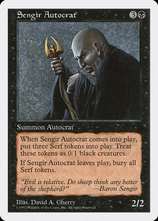 Sengir Autocrat [Fifth Edition] MTG Single Magic: The Gathering  | Multizone: Comics And Games