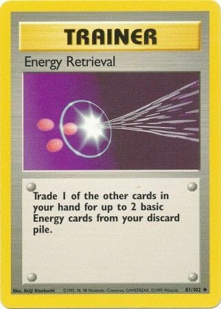 Energy Retrieval (81/102) [Base Set Unlimited] Pokemon Single Pokémon  | Multizone: Comics And Games