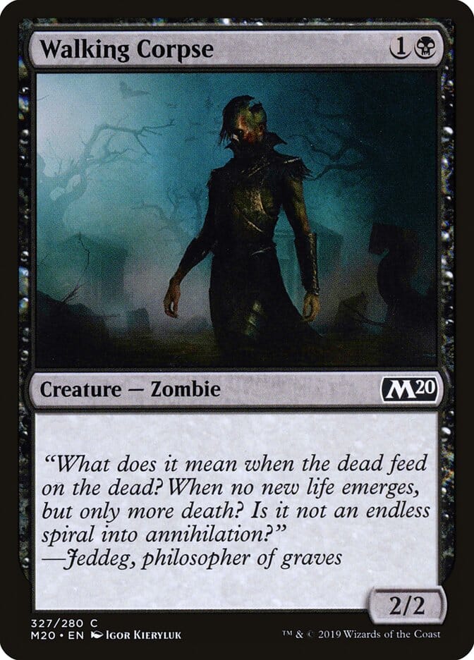 Walking Corpse [Core Set 2020] MTG Single Magic: The Gathering  | Multizone: Comics And Games