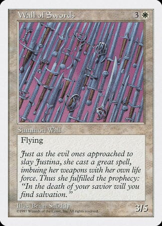 Wall of Swords [Fifth Edition] MTG Single Magic: The Gathering  | Multizone: Comics And Games