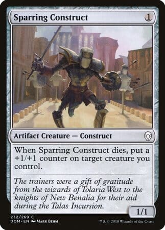 Sparring Construct [Dominaria] MTG Single Magic: The Gathering  | Multizone: Comics And Games