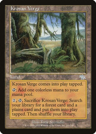 Krosan Verge [Judgment] MTG Single Magic: The Gathering  | Multizone: Comics And Games