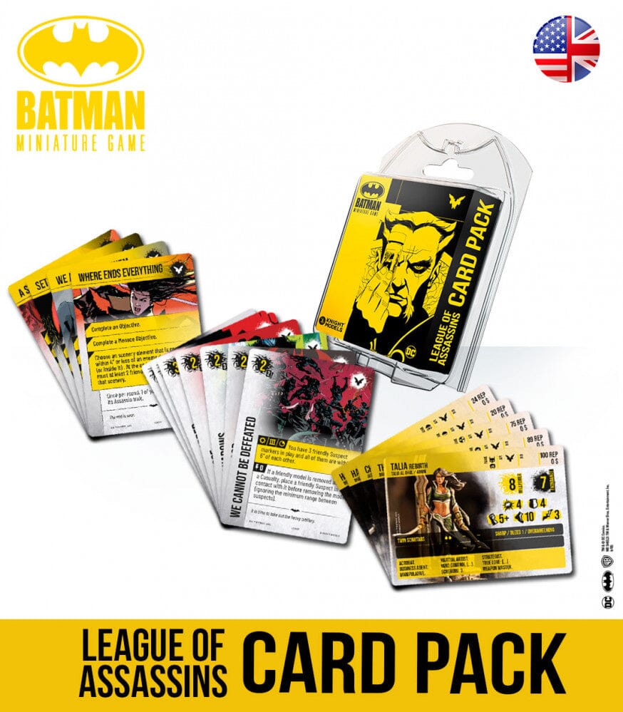 League of assassins card pack Miniatures|Figurines Knight Models  | Multizone: Comics And Games