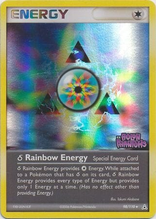 Rainbow Energy (98/110) (Delta Species) (Stamped) [EX: Holon Phantoms] Pokemon Single Pokémon  | Multizone: Comics And Games