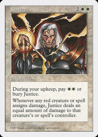 Justice [Fifth Edition] MTG Single Magic: The Gathering  | Multizone: Comics And Games