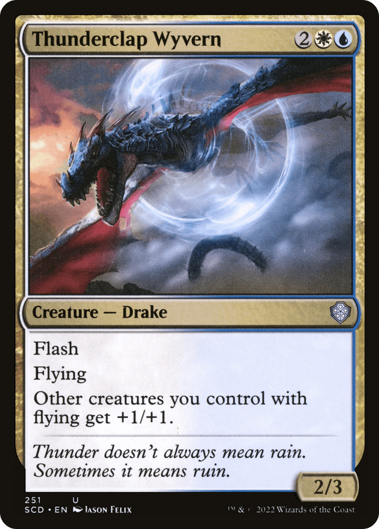 Thunderclap Wyvern [Starter Commander Decks] MTG Single Magic: The Gathering  | Multizone: Comics And Games