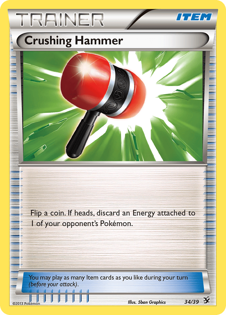 Crushing Hammer (34/39) [XY: Kalos Starter Set] Pokemon Single Pokémon  | Multizone: Comics And Games