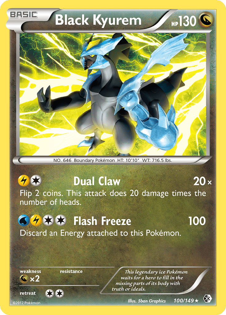 Black Kyurem (100/149) [Black & White: Boundaries Crossed] Pokemon Single Pokémon  | Multizone: Comics And Games