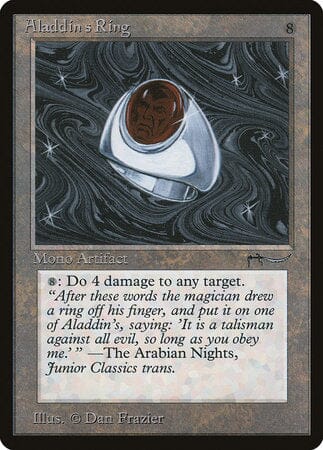 Aladdin's Ring [Arabian Nights] MTG Single Magic: The Gathering  | Multizone: Comics And Games