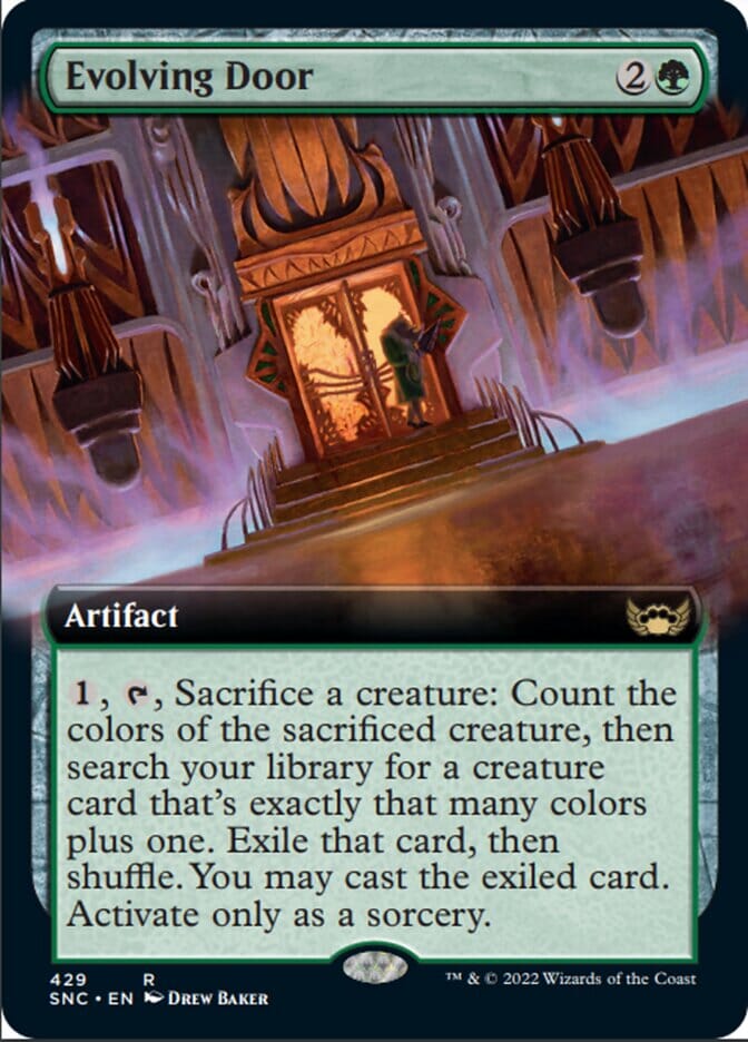 Evolving Door (Extended Art) [Streets of New Capenna] MTG Single Magic: The Gathering  | Multizone: Comics And Games