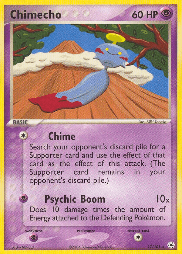 Chimecho (17/101) [EX: Hidden Legends] Pokemon Single Pokémon  | Multizone: Comics And Games