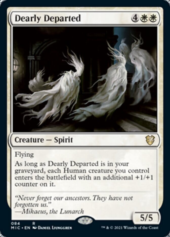 Dearly Departed [Innistrad: Midnight Hunt Commander] MTG Single Magic: The Gathering  | Multizone: Comics And Games