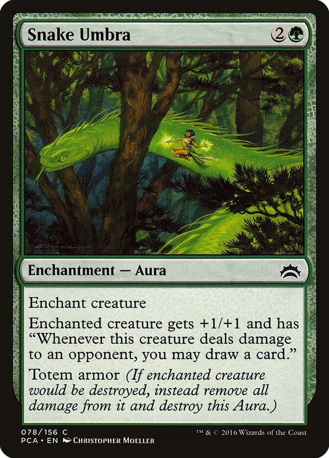 Snake Umbra [Planechase Anthology] MTG Single Magic: The Gathering  | Multizone: Comics And Games