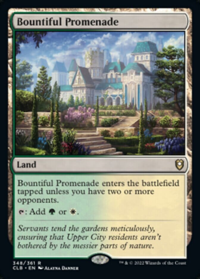 Bountiful Promenade [Commander Legends: Battle for Baldur's Gate] MTG Single Magic: The Gathering  | Multizone: Comics And Games