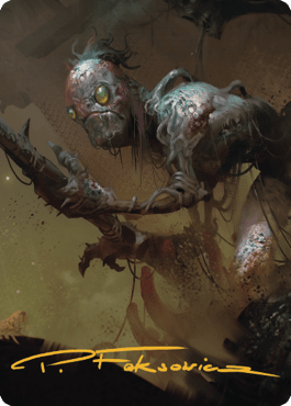 Mold Folk Art Card (Gold-Stamped Signature) [Commander Legends: Battle for Baldur's Gate Art Series] MTG Single Magic: The Gathering  | Multizone: Comics And Games