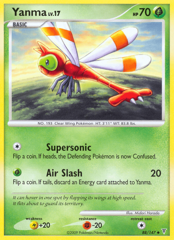 Yanma (88/147) [Platinum: Supreme Victors] Pokemon Single Pokémon  | Multizone: Comics And Games