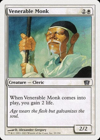 Venerable Monk [Eighth Edition] MTG Single Magic: The Gathering  | Multizone: Comics And Games