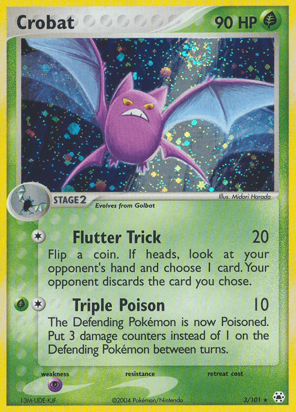 Crobat (3/101) [EX: Hidden Legends] Pokemon Single Pokémon  | Multizone: Comics And Games