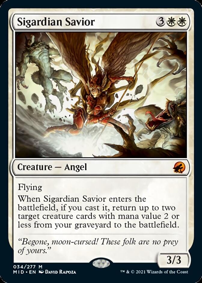 Sigardian Savior [Innistrad: Midnight Hunt] MTG Single Magic: The Gathering  | Multizone: Comics And Games