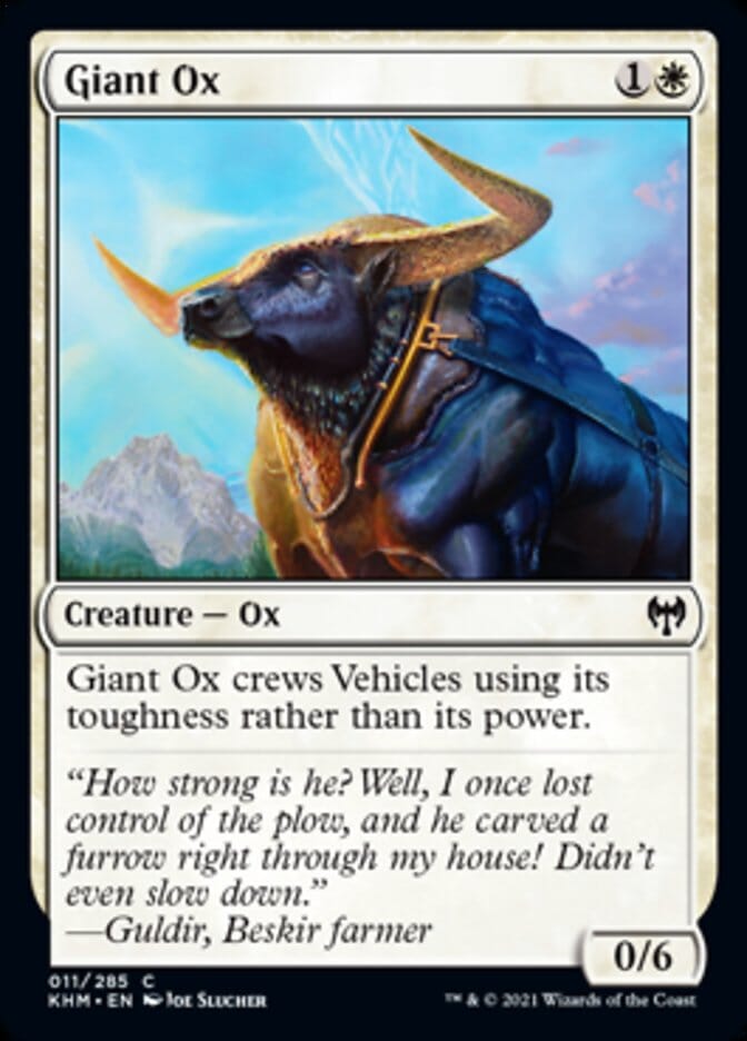 Giant Ox [Kaldheim] MTG Single Magic: The Gathering  | Multizone: Comics And Games