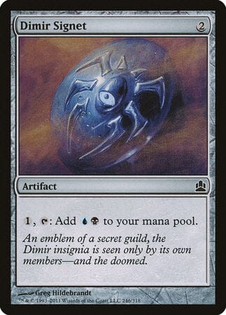 Dimir Signet [Commander 2011] MTG Single Magic: The Gathering  | Multizone: Comics And Games