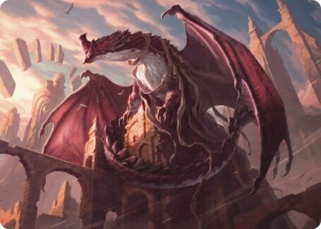 Velomachus Lorehold Art Card [Strixhaven: School of Mages Art Series] MTG Single Magic: The Gathering  | Multizone: Comics And Games