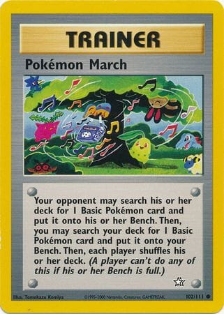 Pokemon March (102/111) [Neo Genesis Unlimited] Pokemon Single Pokémon  | Multizone: Comics And Games