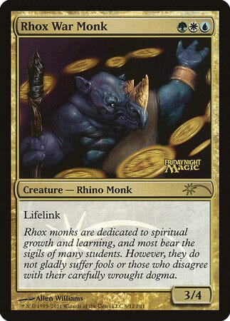 Rhox War Monk [Friday Night Magic 2011] MTG Single Magic: The Gathering  | Multizone: Comics And Games