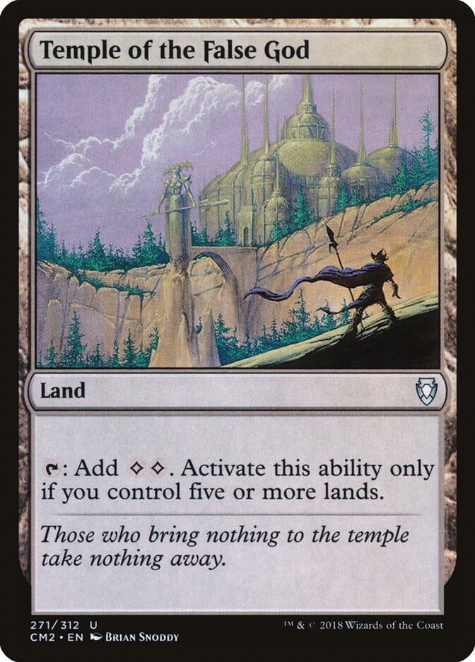 Temple of the False God (271/312) [Commander Anthology Volume II] MTG Single Magic: The Gathering  | Multizone: Comics And Games