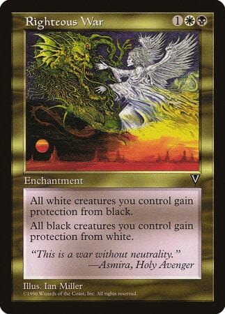 Righteous War [Visions] MTG Single Magic: The Gathering  | Multizone: Comics And Games