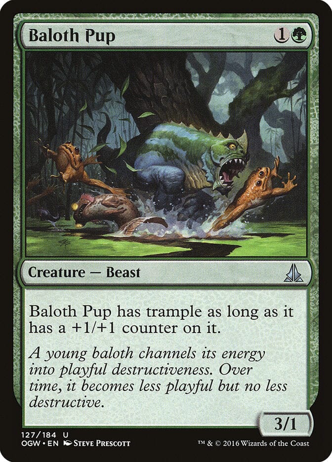 Baloth Pup [Oath of the Gatewatch] MTG Single Magic: The Gathering  | Multizone: Comics And Games