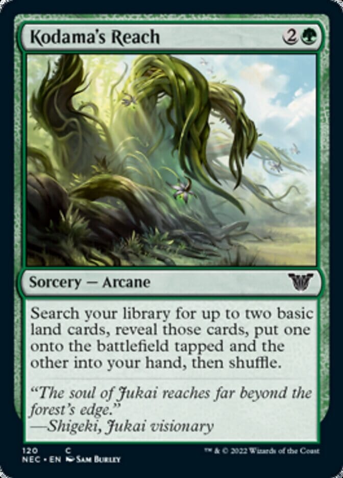 Kodama's Reach [Kamigawa: Neon Dynasty Commander] MTG Single Magic: The Gathering  | Multizone: Comics And Games