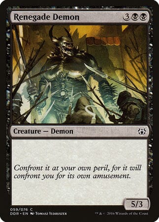 Renegade Demon [Duel Decks: Nissa vs. Ob Nixilis] MTG Single Magic: The Gathering  | Multizone: Comics And Games