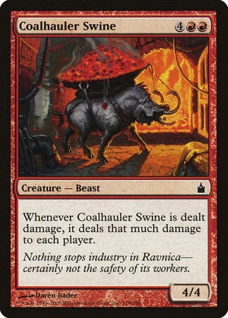 Coalhauler Swine [Ravnica: City of Guilds] MTG Single Magic: The Gathering  | Multizone: Comics And Games