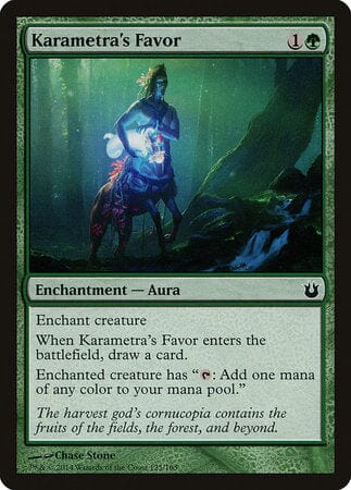 Karametra's Favor [Born of the Gods] MTG Single Magic: The Gathering  | Multizone: Comics And Games