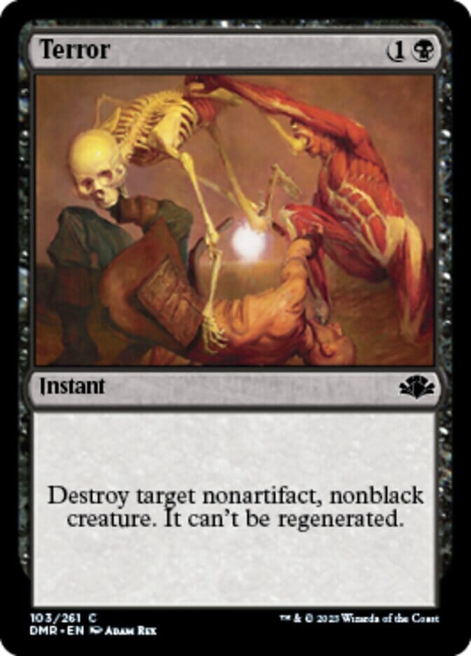 Terror [Dominaria Remastered] MTG Single Magic: The Gathering  | Multizone: Comics And Games