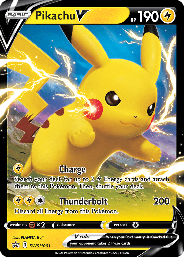 Pikachu V (SWSH061) [Sword & Shield: Black Star Promos] Pokemon Single Pokémon  | Multizone: Comics And Games