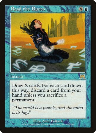 Read the Runes [Onslaught] MTG Single Magic: The Gathering  | Multizone: Comics And Games