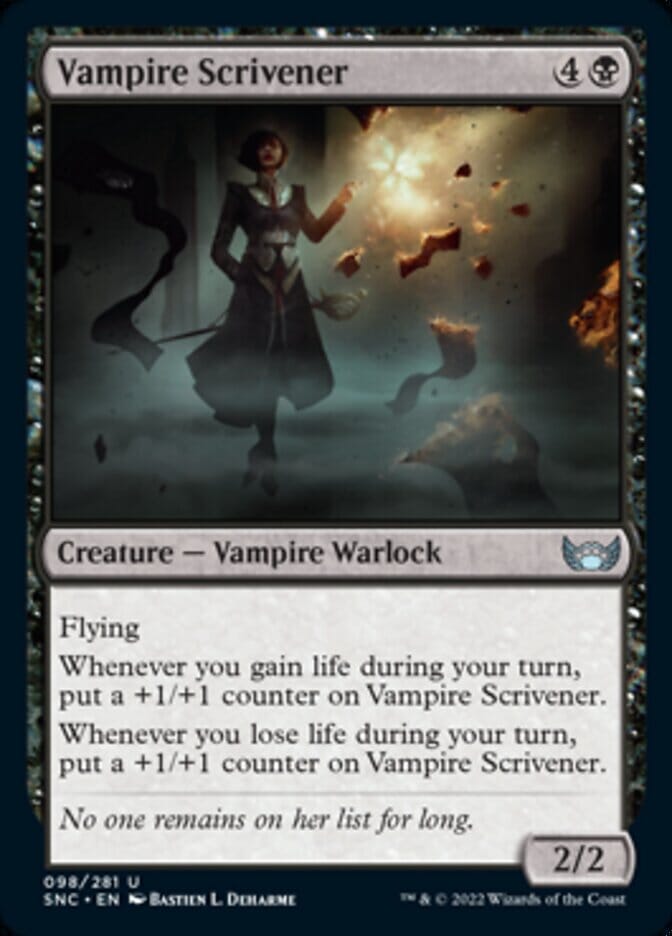 Vampire Scrivener [Streets of New Capenna] MTG Single Magic: The Gathering  | Multizone: Comics And Games